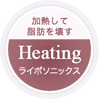 加熱して脂肪を壊すライポソニックス