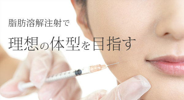 脂肪溶解注射で理想の体型を目指す