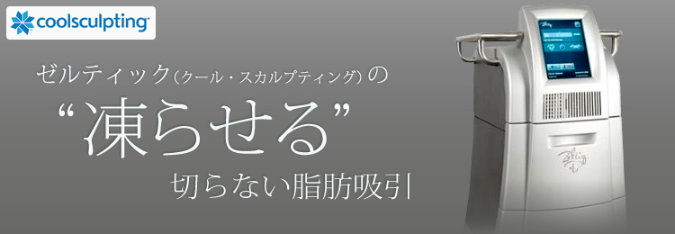 ゼルティック（クール・スカルプティング）の凍らせる切らない脂肪吸引